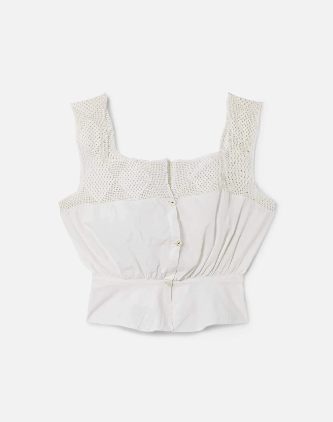 RE/DONE Vintage | 1910s Corset Cover Top
