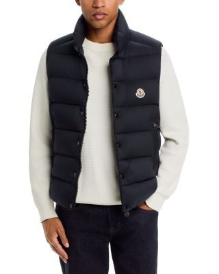 Moncler Tibb Logo Graphic Puffer Vest