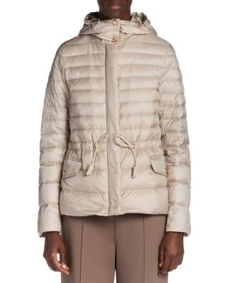 Moncler Raie Hooded Short Down Jacket