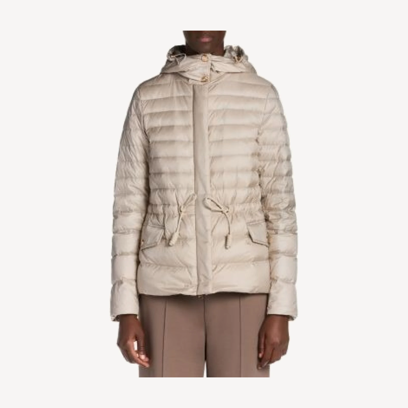 Moncler Raie Hooded Short Down Jacket