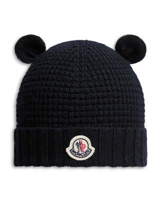Moncler Unisex Wool Ears Hat - Big Kid