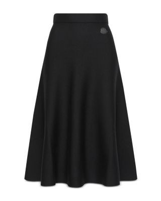 Moncler Wool Blend A Line Skirt