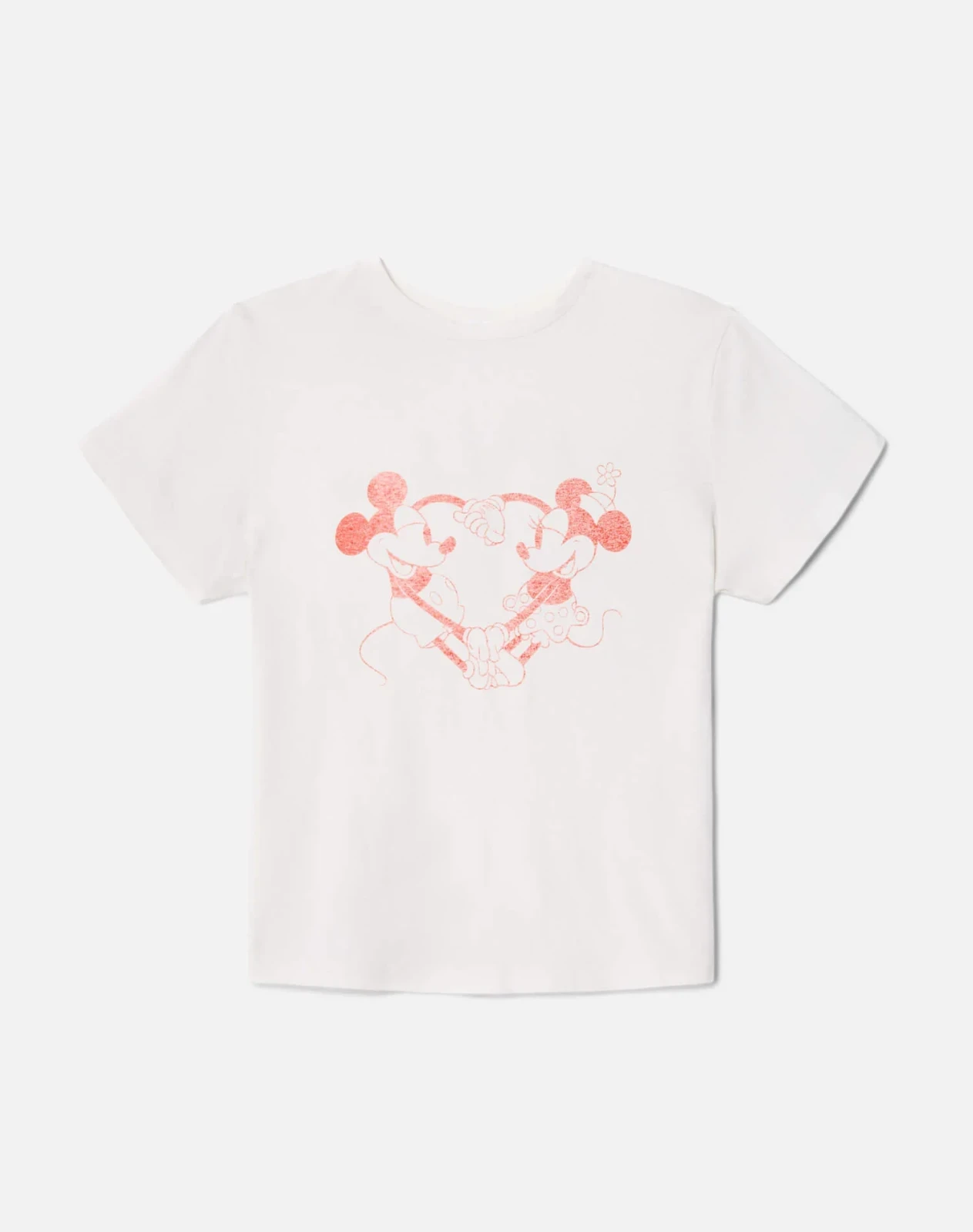 Classic "Disney Heart Hands" Tee - Vintage White