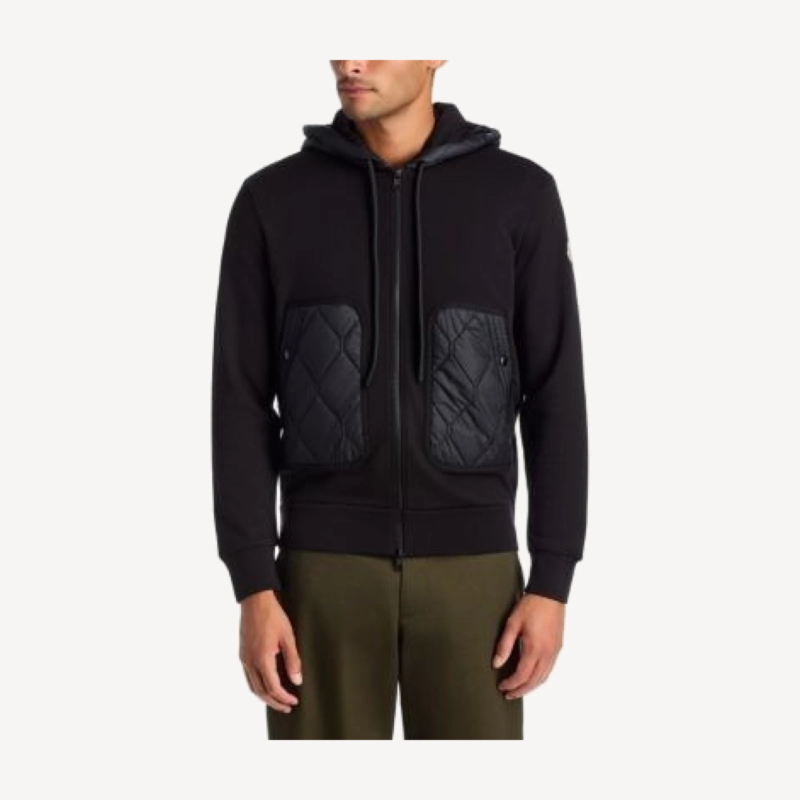 Moncler Hooded Zip Up Cardigan