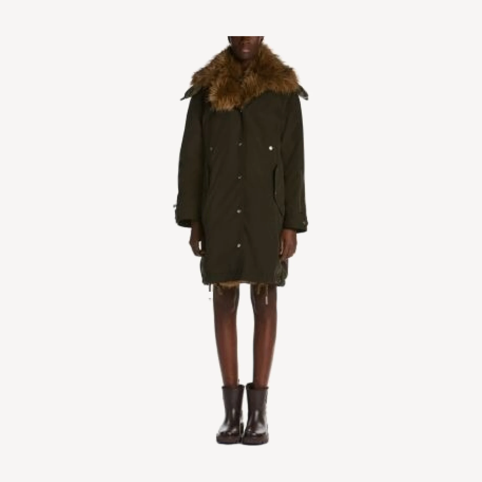 Moncler Halicte Long Down Parka