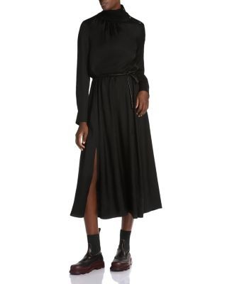 Moncler Mock Neck Midi Dress