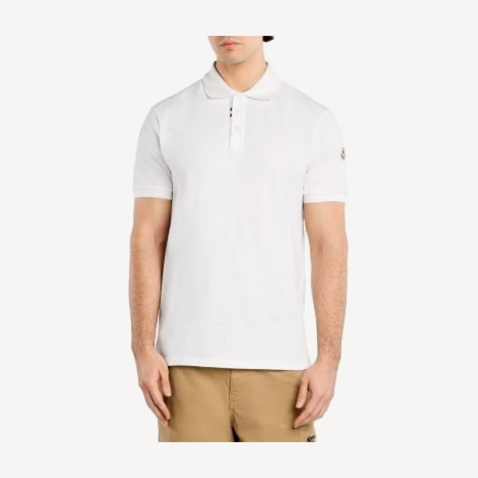 Moncler Cotton Short Sleeve Polo Shirt