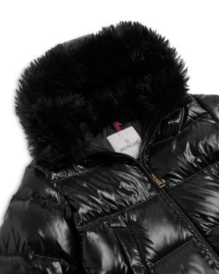 Moncler Girls' Ganevry Long Down Parka - Big Kid