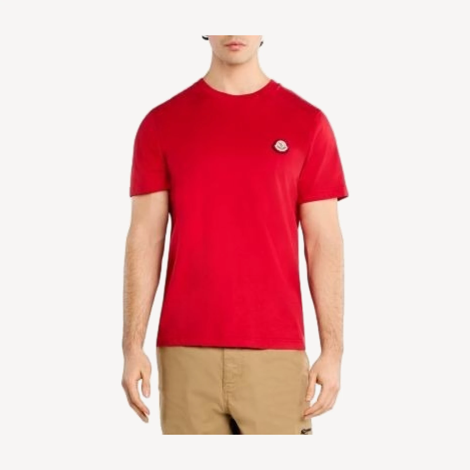 Moncler Cotton Short Sleeve Logo Tee