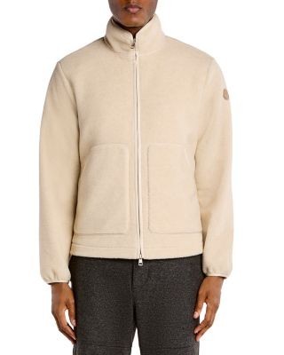 Moncler Stand Collar Zip Cardigan Sweater