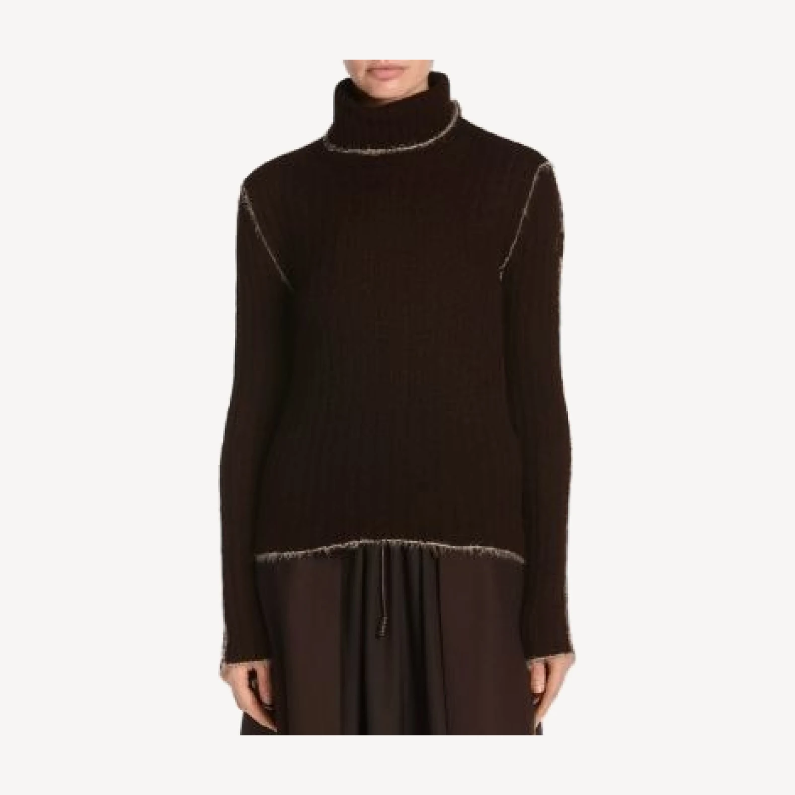 Moncler Ribbed Turtleneck Sweater