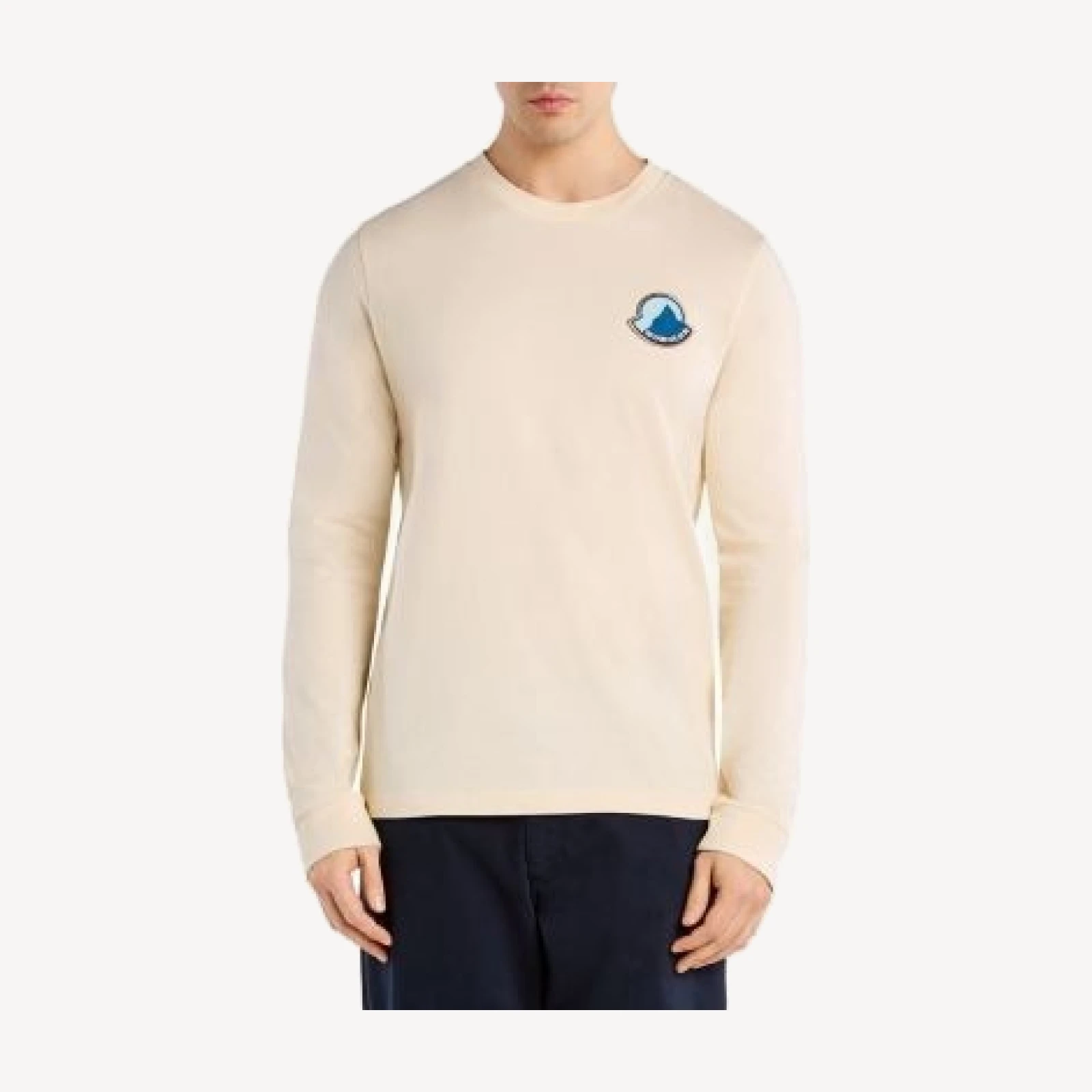 Moncler Cotton Mountain Graphic Logo Shirt