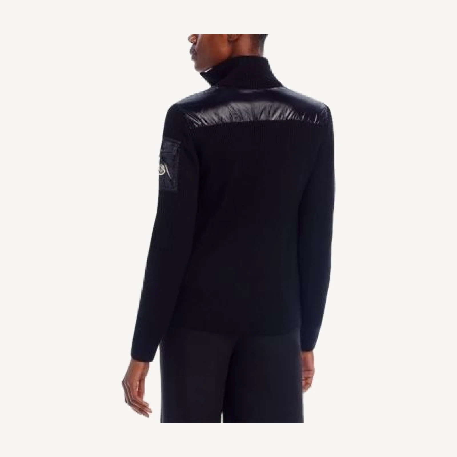 Moncler Padded Wool Puffer Cardigan