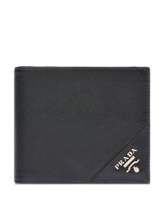 Prada Saffiano Leather Wallet With Coin Purse