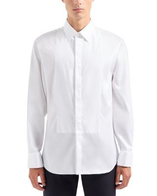 Emporio Armani Bib-Front Slim Fit Tuxedo Shirt