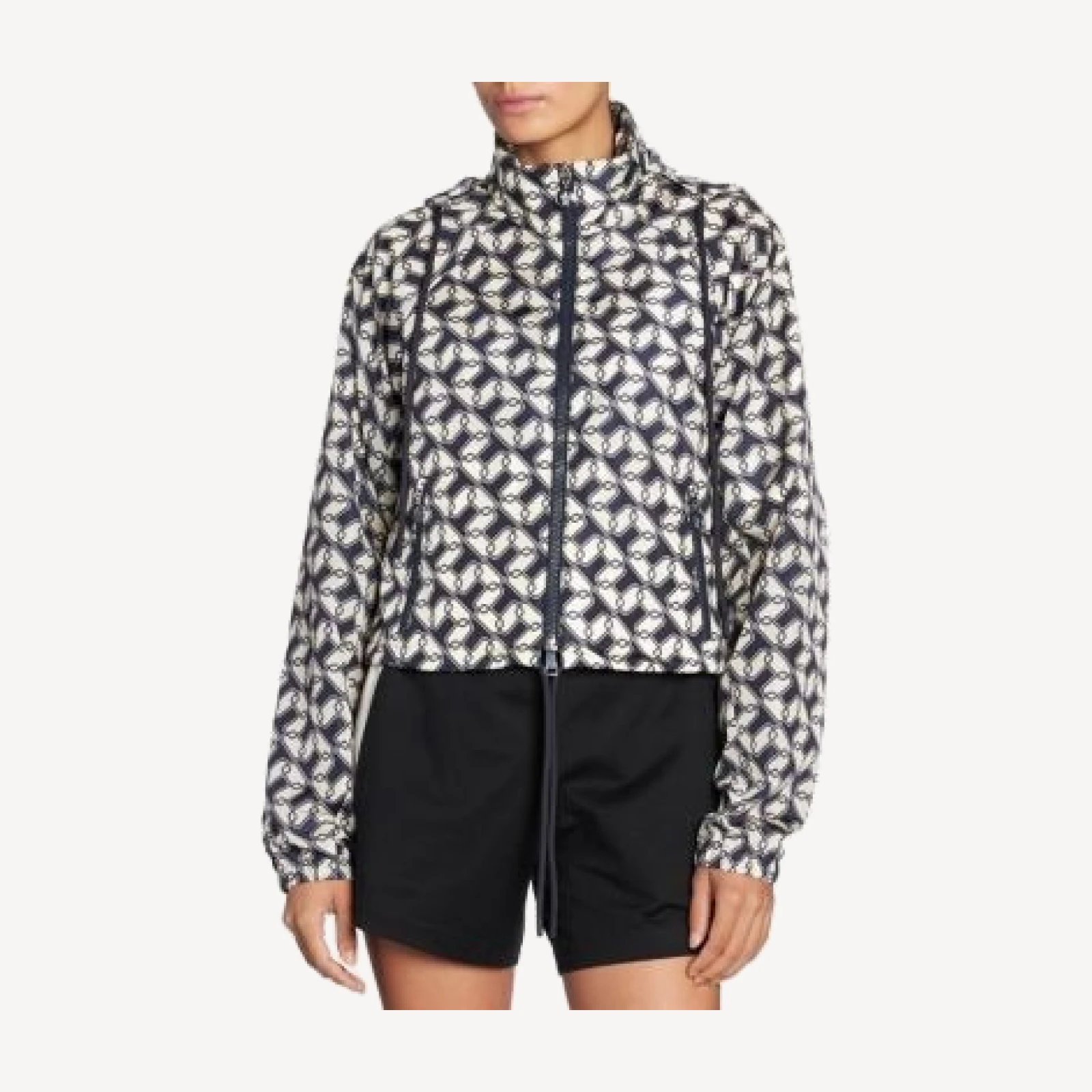 Moncler Marpessa Hooded Printed Jacket