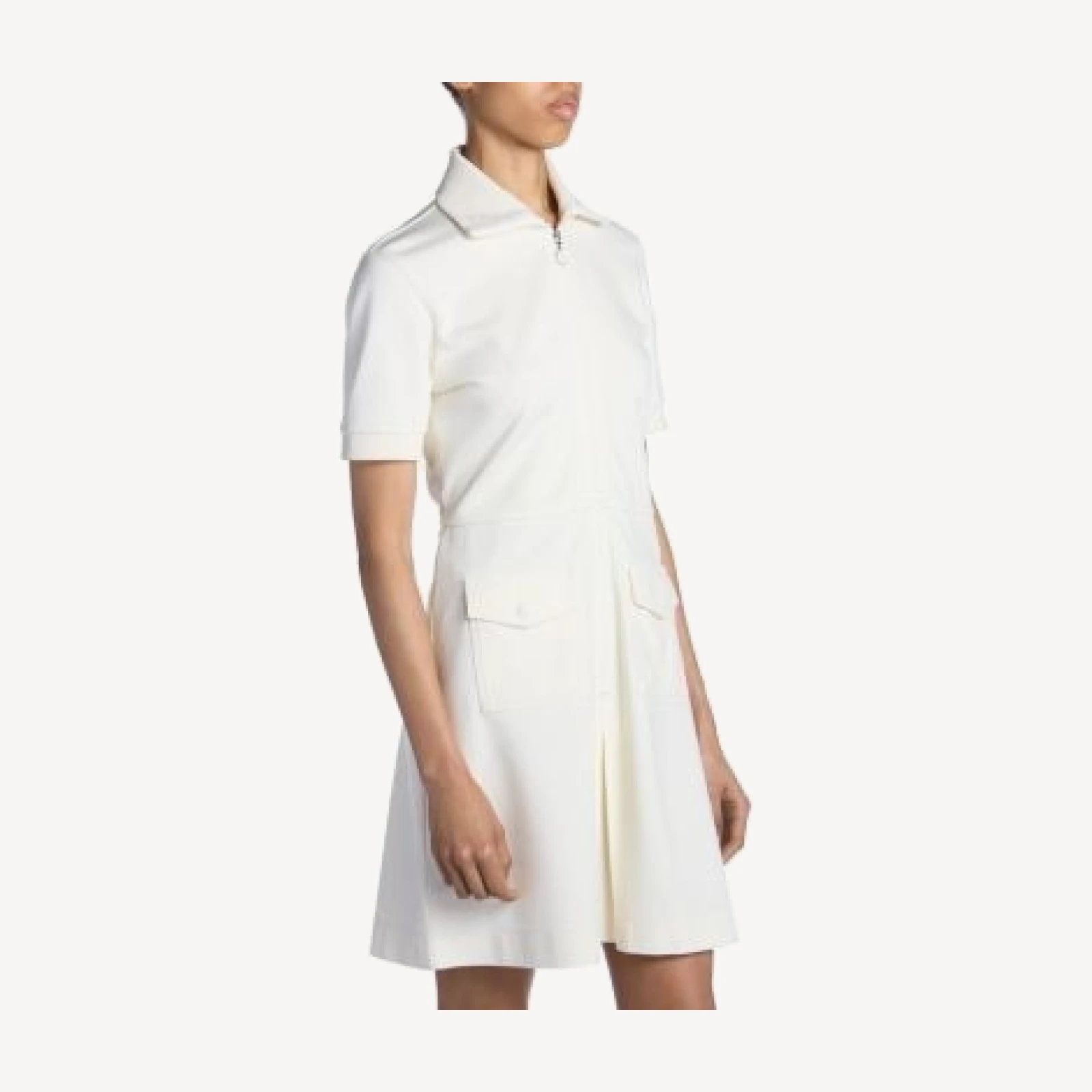 Moncler Punto Milano Zip Front Dress