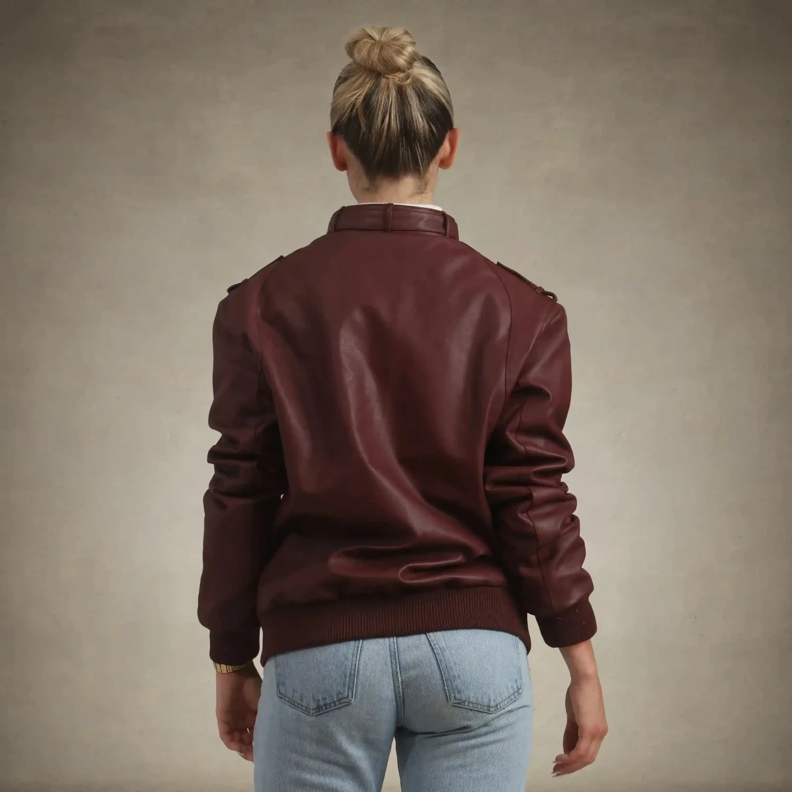 Women's Oversized Faux Leather Iconic Racer Jacket