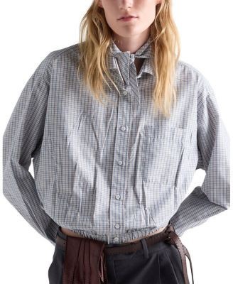Prada Madras Fabric Shirt