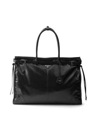 Prada Bonnie Leather Tote Bag