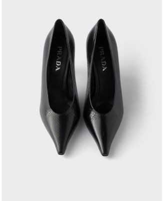 Prada Women's Ayers Leather Pointy Toe Pumps