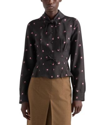 Prada Washed Silk Shirt