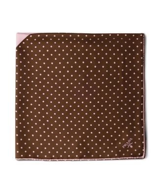 Prada Printed Twill Scarf 90