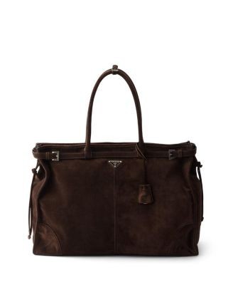 Prada Bonnie Suede Tote Bag