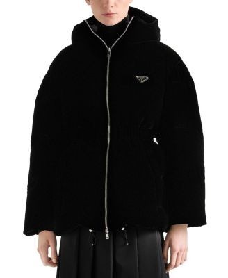 Prada Velvet Down Jacket