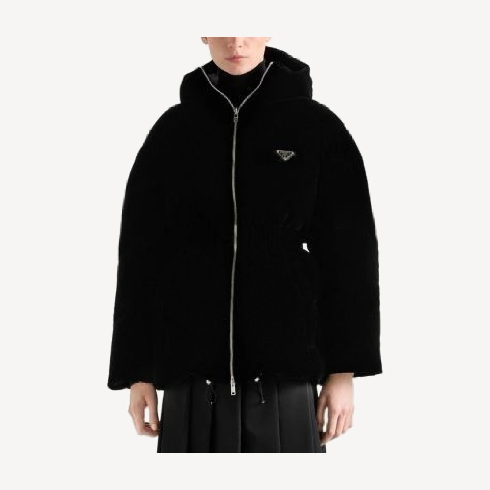Prada Velvet Down Jacket