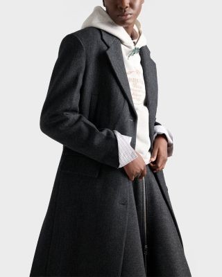 Prada Double Wool Midi-Skirt
