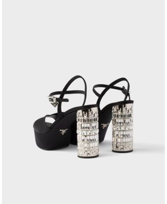 Prada Women's Satin Platform Sandals