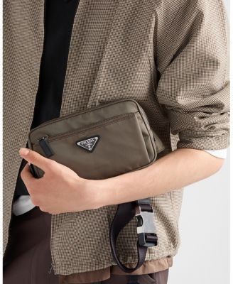 Prada Re-Nylon and Saffiano Leather Belt Bag