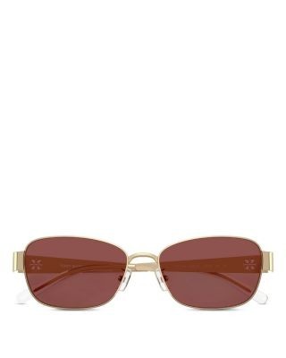 Tory Burch Rectangular Sunglasses, 55mm