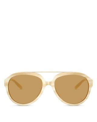 Tory Burch Aviator Sunglasses, 56mm