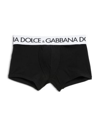 Dolce & Gabbana Cotton Blend Logo Waistband Boxer Briefs