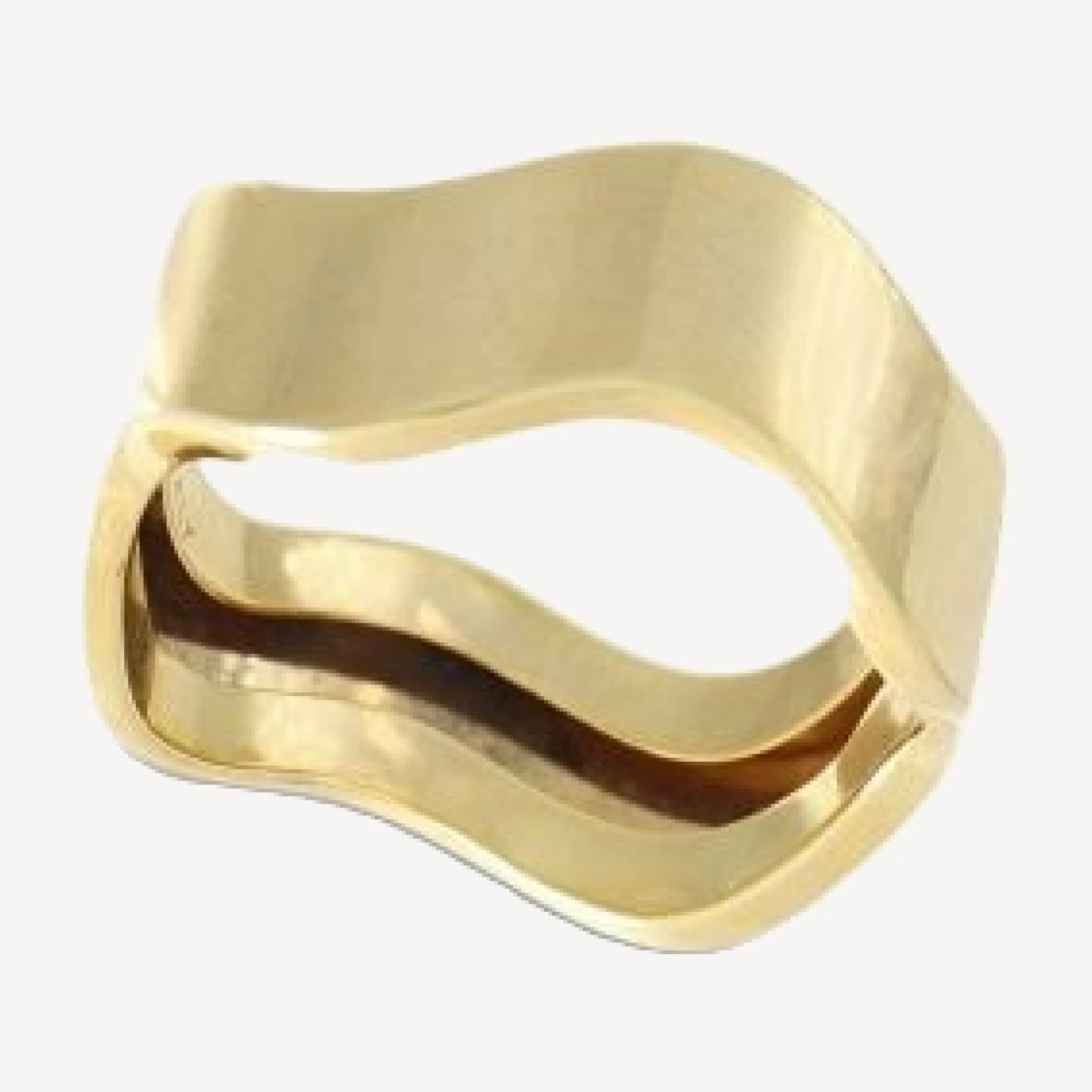 Bloomingdale's Fine Collection Polished Wave Ring in 14K Yellow Gold