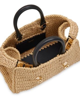 Ferragamo Mini Woven Hug Bag