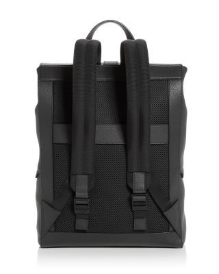 Ferragamo Gancini Buckle Leather Backpack