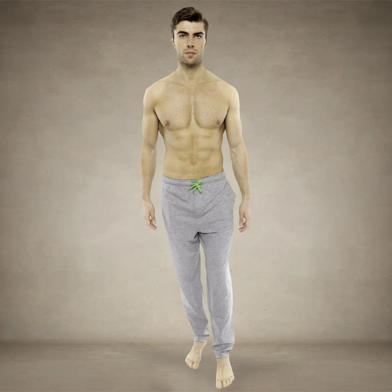 Men's Heather Contrast Elastic Sleep Pants - FINAL SALE