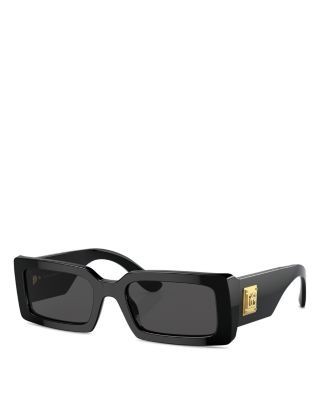 Dolce & Gabbana Rectangular Sunglasses, 53mm