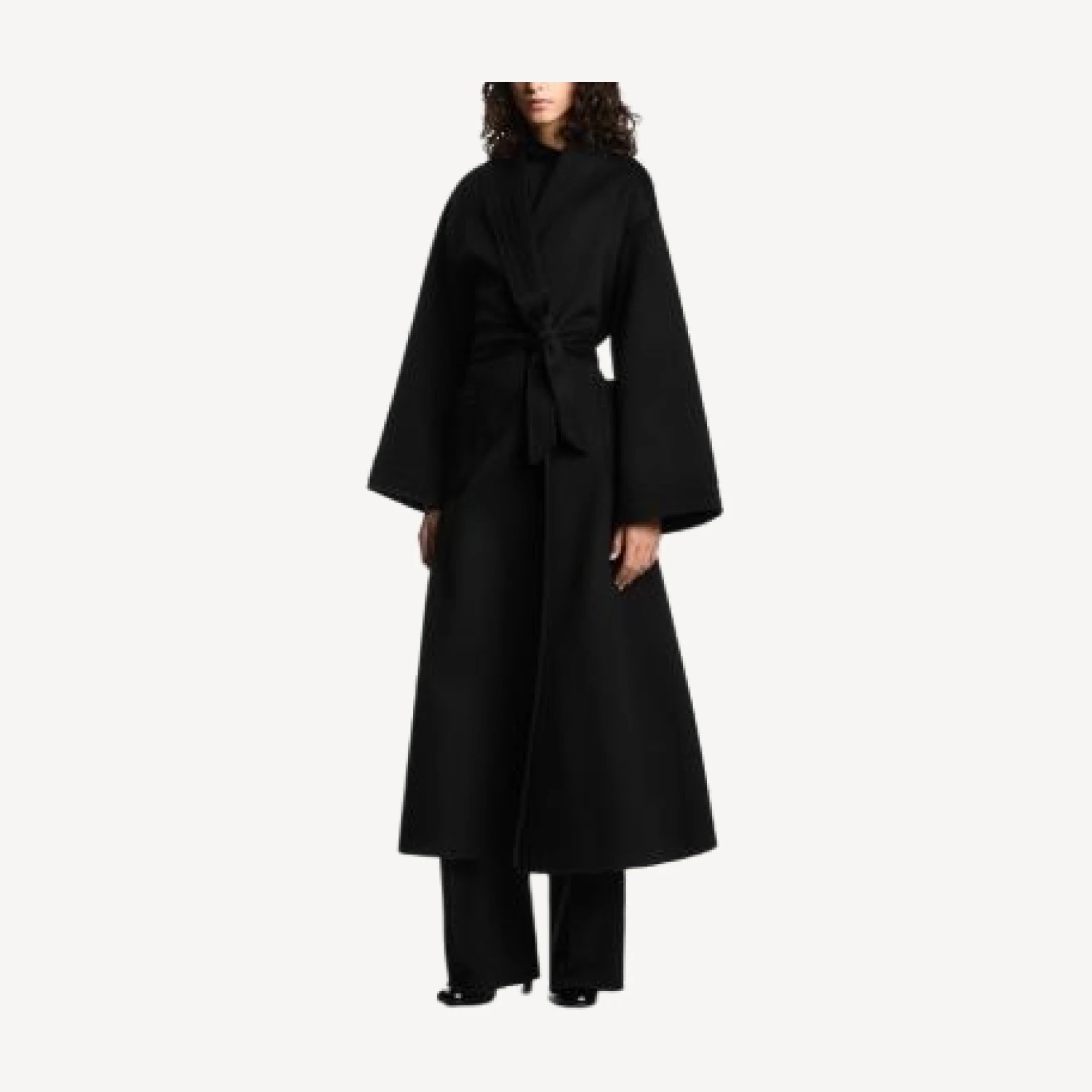 Emporio Armani Shawl Collar Belted Coat