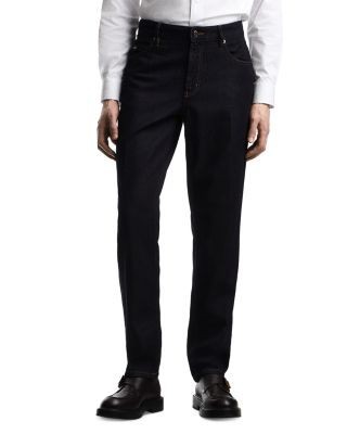 Emporio Armani J50 Regular Fit Jeans in Blue Denim