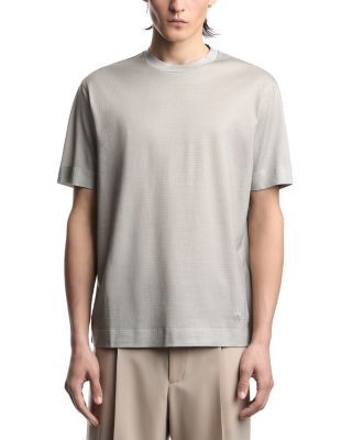 Emporio Armani Geometric Square Jacquard T-Shirt