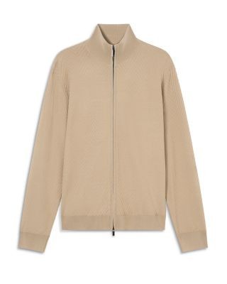 Emporio Armani Zip Cardigan Sweater