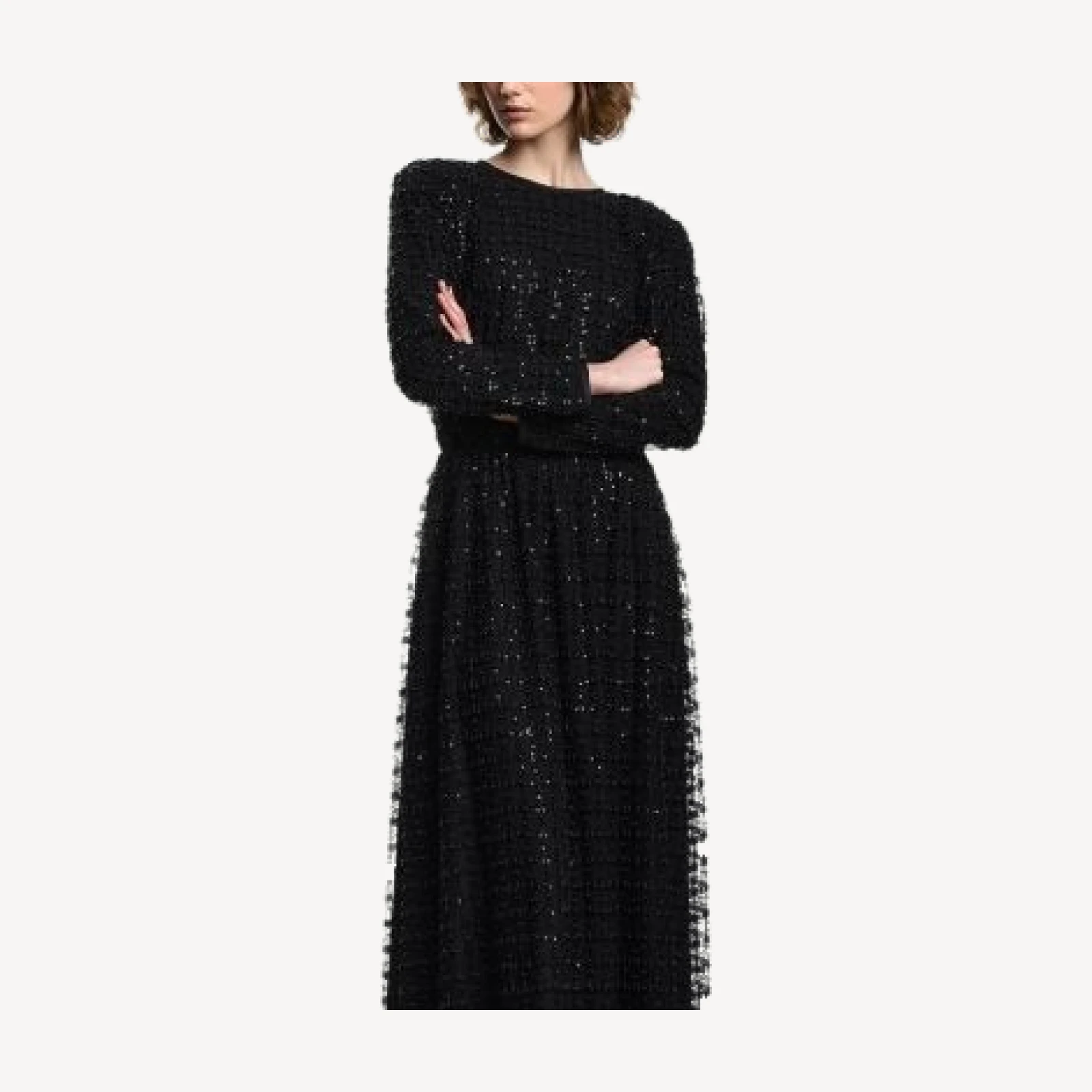 Emporio Armani Beaded Tulle Gown