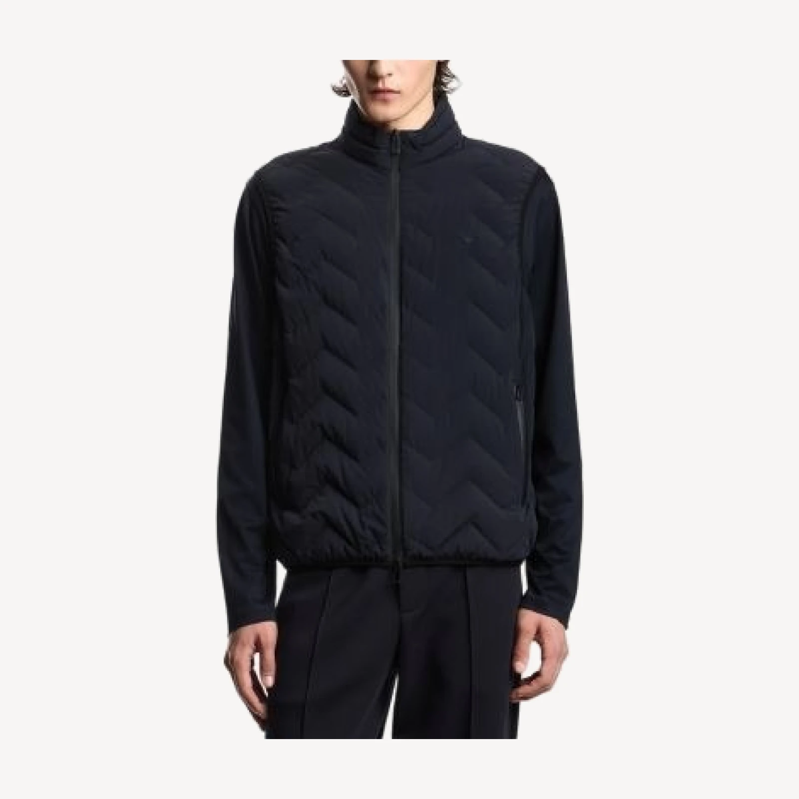 Emporio Armani Essential Chevron Quilted Vest