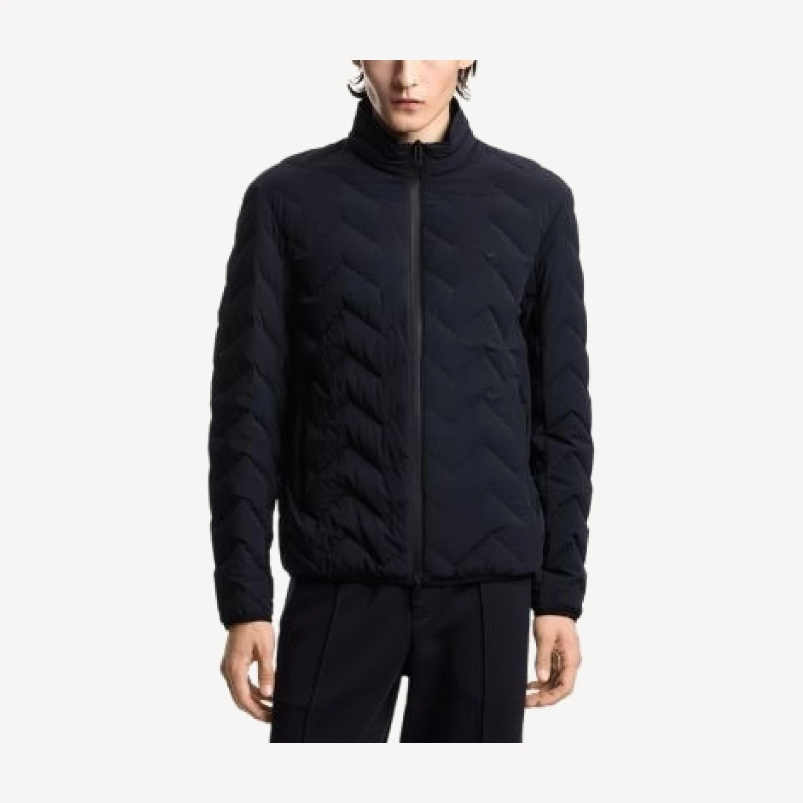 Emporio Armani Essential Chevron Quilted Jacket