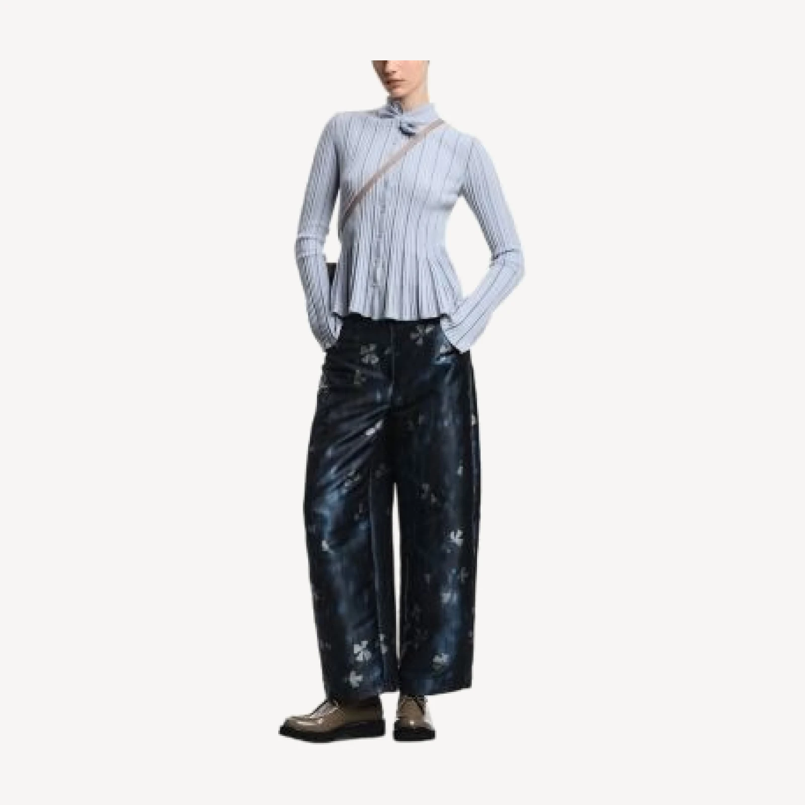 Emporio Armani Collared Cardigan Sweater