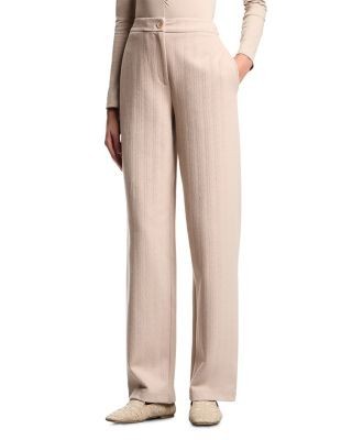 Emporio Armani Chevron Jacquard Pants